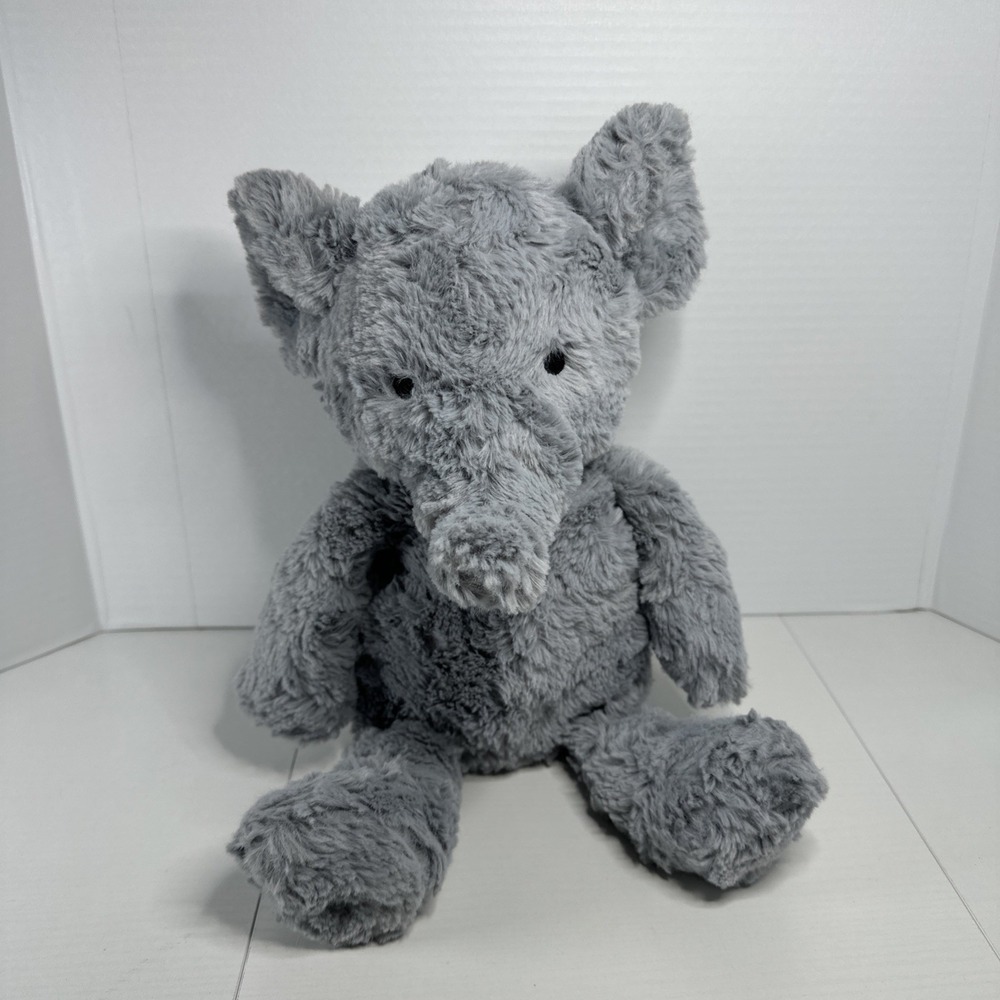 Cloud Island Elephant Soft Plush Baby Stuffed Animal Gray‎ 14"